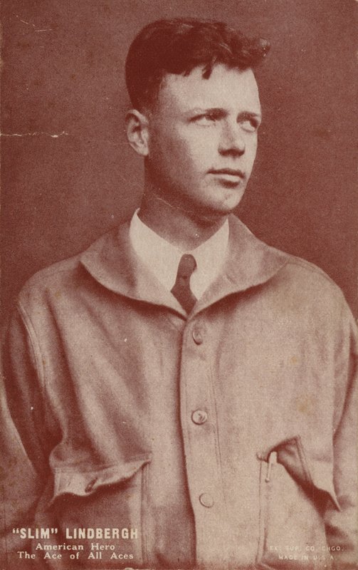 Charles Lindbergh , amerikansk flyger som foretok den første solo-transatlantiske flyvningen av American Photographer