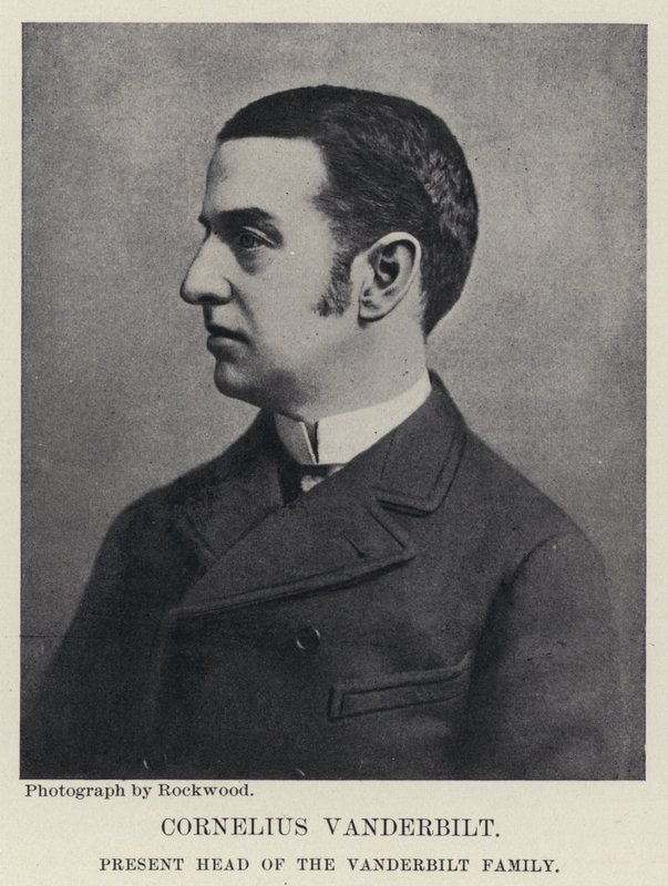 Cornelius Vanderbilt (s/hvitt bilde) av American Photographer