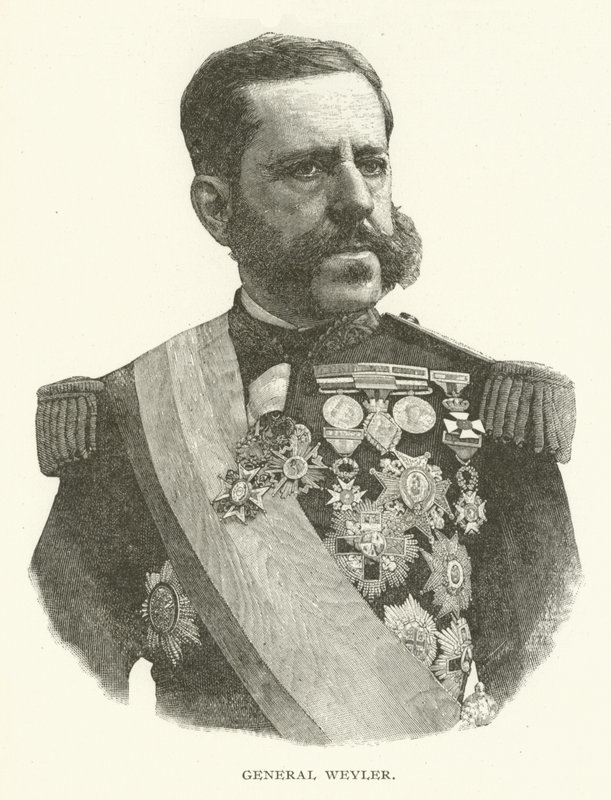 General Weyler (svart-hvitt fotografi) av American Photographer