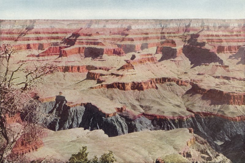 Grand Canyon, Arizona, ser over fra Yavapai Point (farget bilde) av American Photographer