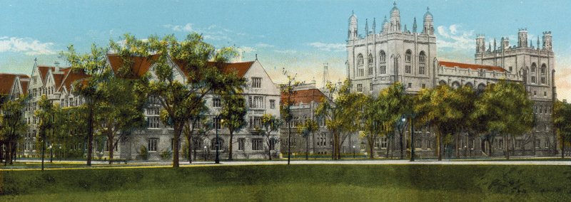 Harper Memorial Library, University of Chicago (farget bilde) av American Photographer
