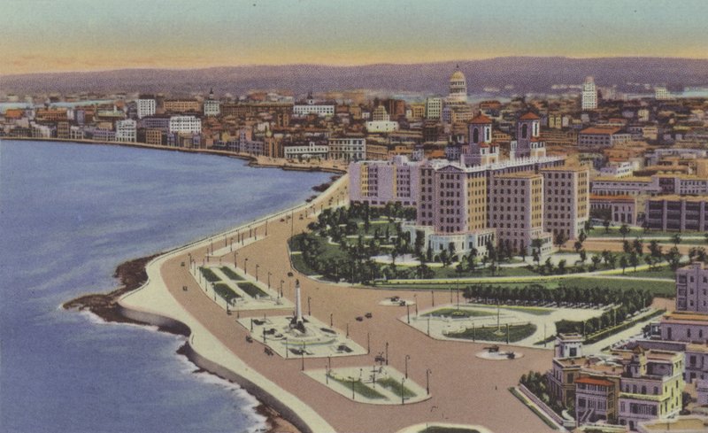 Hotel Nacional, Parque del Maine, National Hotel, Maine Park (farget bilde) av American Photographer