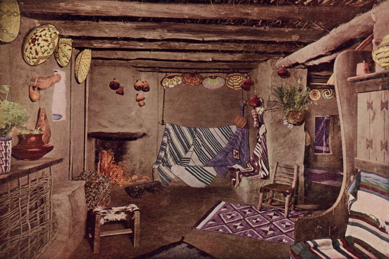 Interiør Hopi House, Grand Canyon, Arizona (farget bilde) av American Photographer