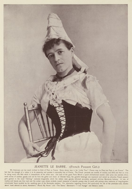 Jeanette le Barre, fransk bondepike av American Photographer