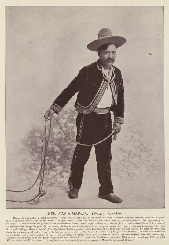 Jose Maria Garcia, meksikansk cowboy av American Photographer