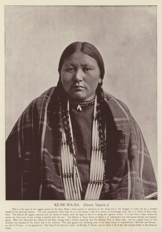 Ke-Ne-Wa-Na, Sioux Squaw av American Photographer