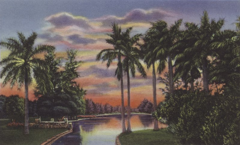 Lago del Country Club, Lake at Country Club Park (farget bilde) av American Photographer