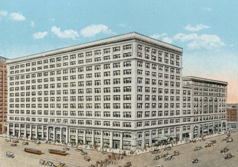 Marshall Field and Company Retail Store, State og Washington (farget bilde) av American Photographer