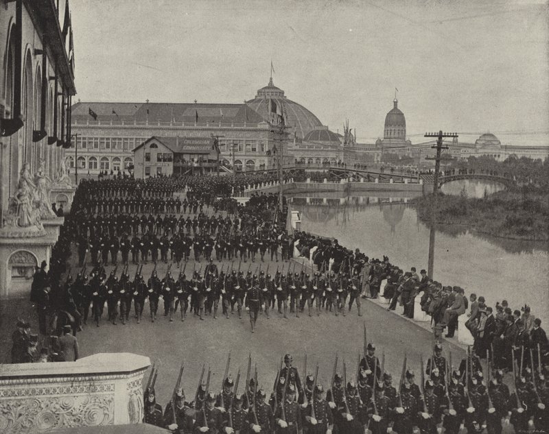 Militærparade på innvielsesdagen av American Photographer
