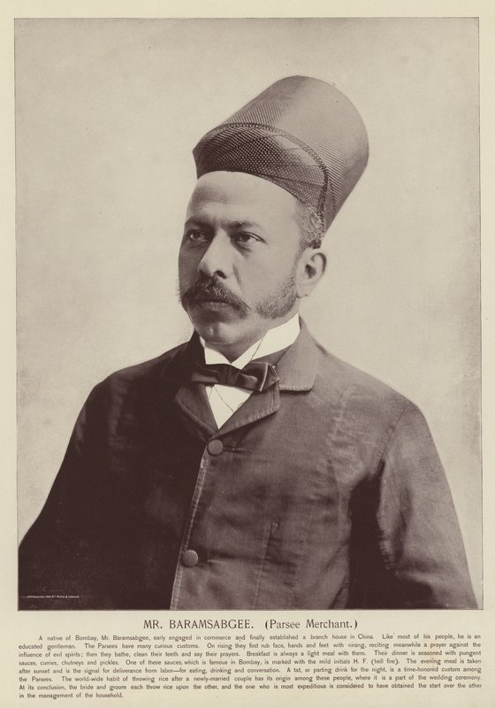 Mr Baramsabgee, Parsee Merchant av American Photographer