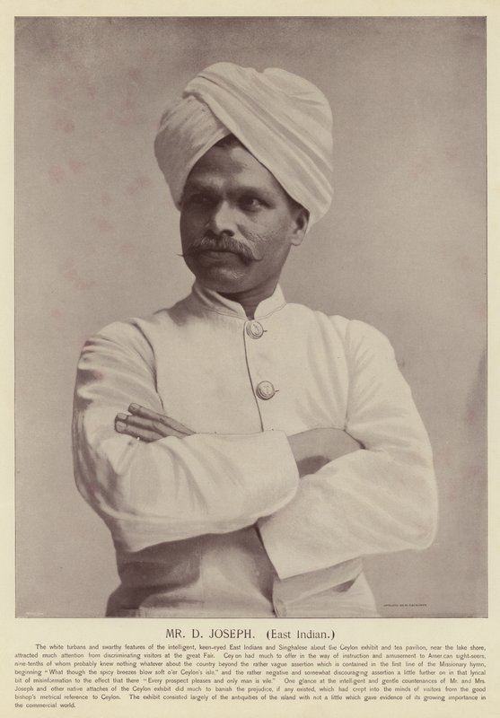 Mr D Joseph, østindisk av American Photographer