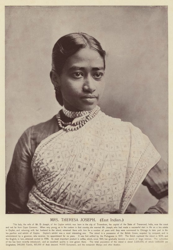 Fru Theresa Joseph, østindisk av American Photographer