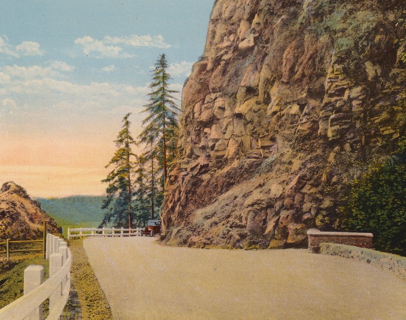 Nær Little Jack Falls, Lower Columbia River Highway (fargebilde) av American Photographer