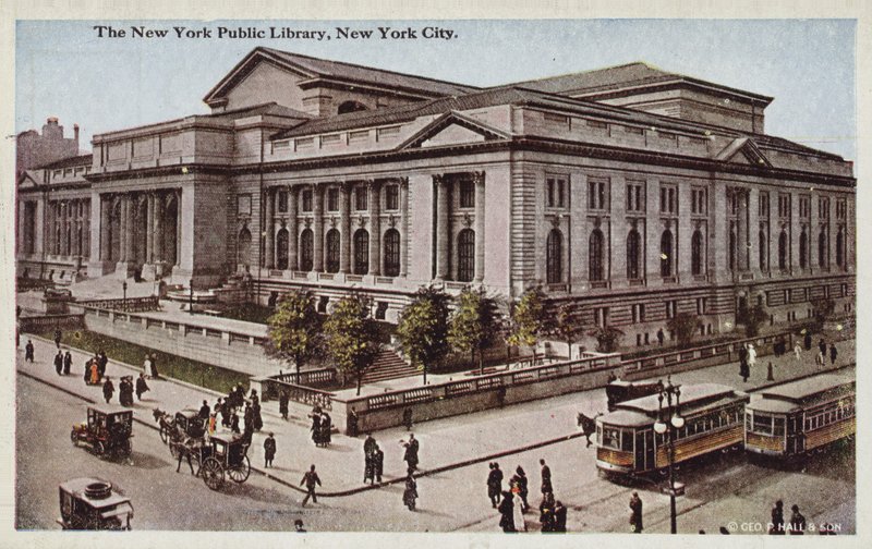 New York Public Library, New York City, USA (fargebilde) av American Photographer