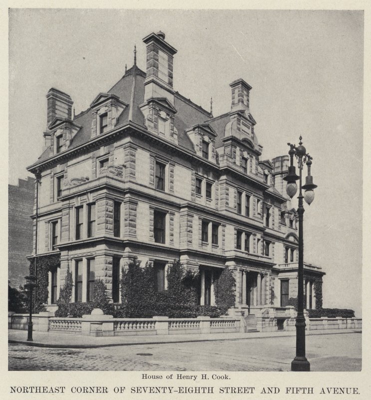 Det nordøstlige hjørnet av Seventy-Eighth Street og Fifth Avenue (s/hvitt-bilde) av American Photographer