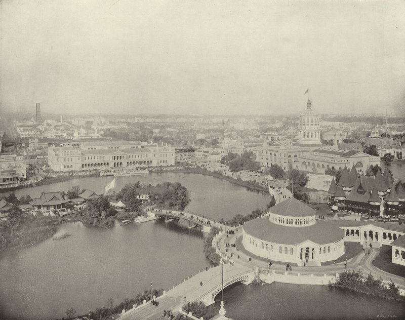 Nordvestover fra taket på Regjeringsbygget av American Photographer
