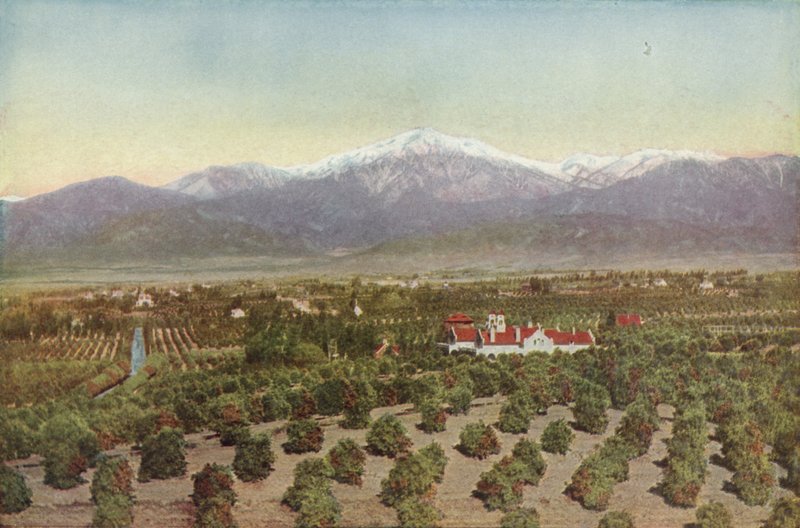 Redlands, California, Utsikt fra Smiley Heights (farget bilde) av American Photographer