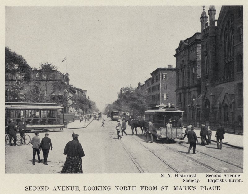 Second Avenue, ser nordover fra St Mark
