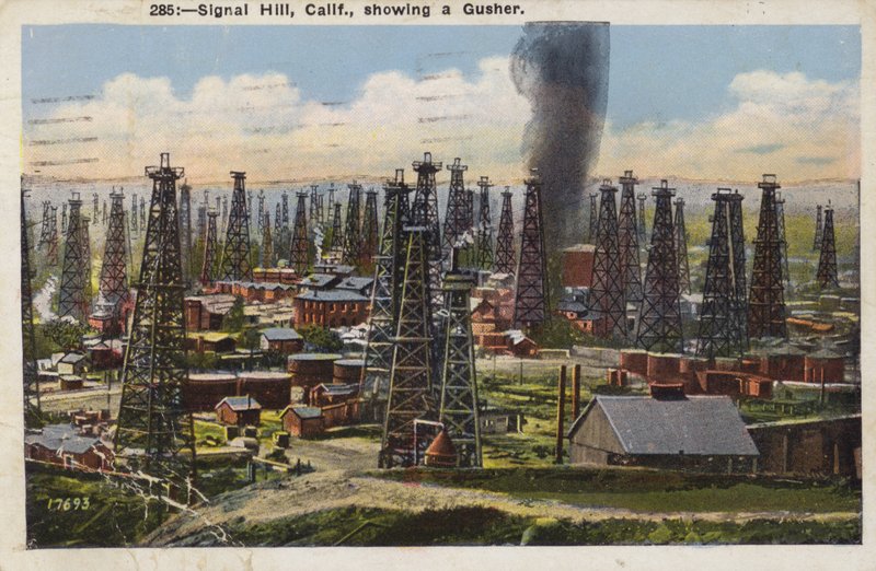 Signal Hill, California, som viser en Gusher (bilde) av American Photographer