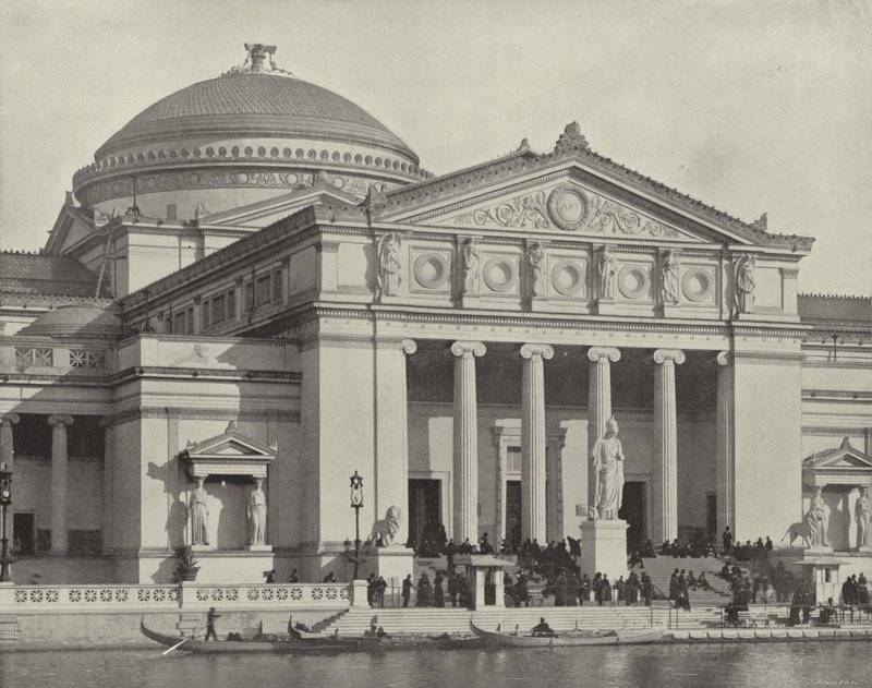 South Porch of the Art Palace av American Photographer