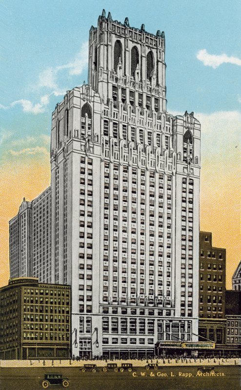The New United Masonic Temple (farget bilde) av American Photographer