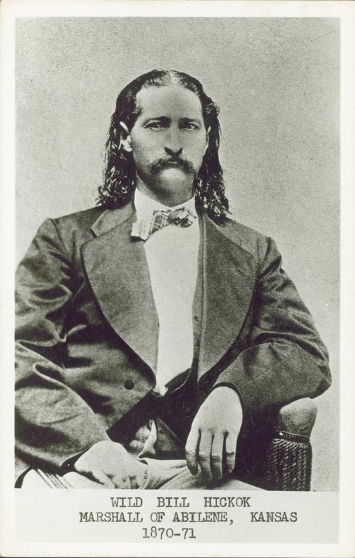 Wild Bill Hickok , pistolkjemper, gambler og lovmann i det amerikanske vesten (s/hvitt-bilde) av American Photographer