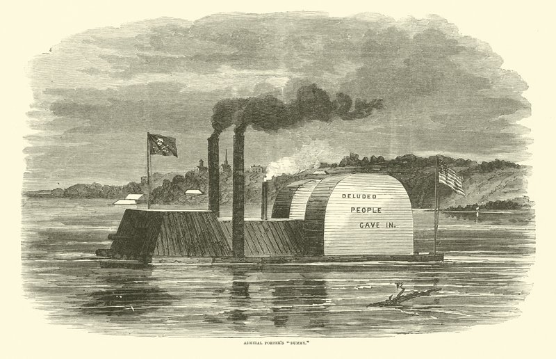 Admiral Porters Dummy, februar 1863 av American School