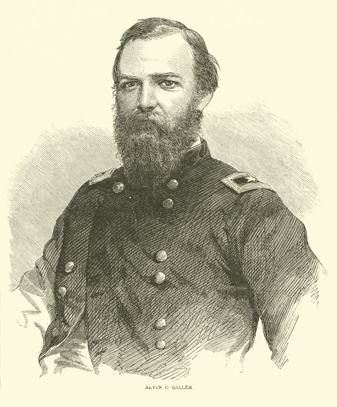 Alvin C Gillem, april 1865 av American School