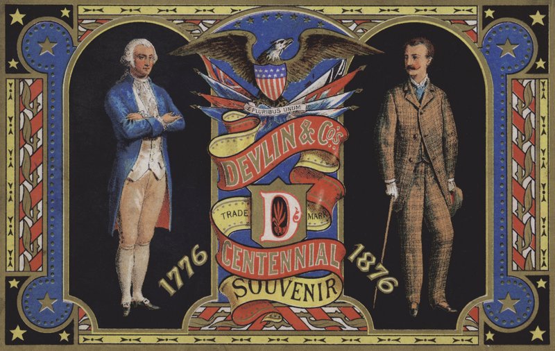 Amerikansk 200-års jubileum, 1776, 1876 av American School
