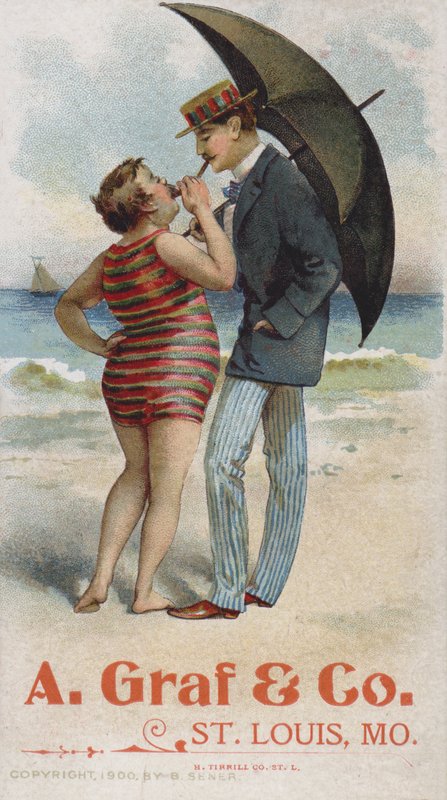 Amerikansk reklame for varekort A Graf amp; Company, St. Louis, Missouri (chromolitho) av American School