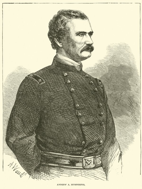Andrew A Humphreys, august 1863 av American School