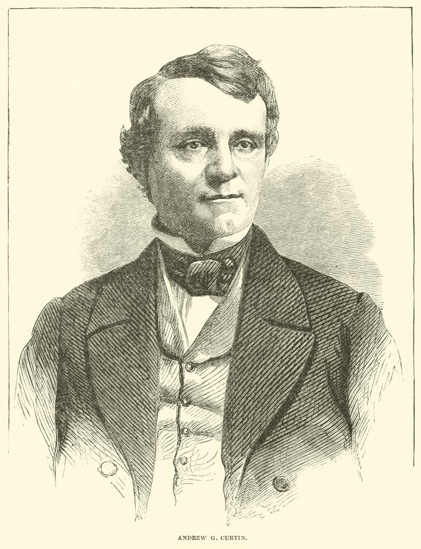 Andrew G Curtin, desember 1863 av American School