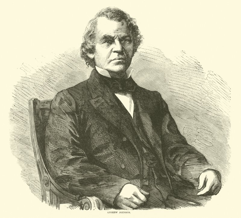 Andrew Johnson, april 1865 av American School