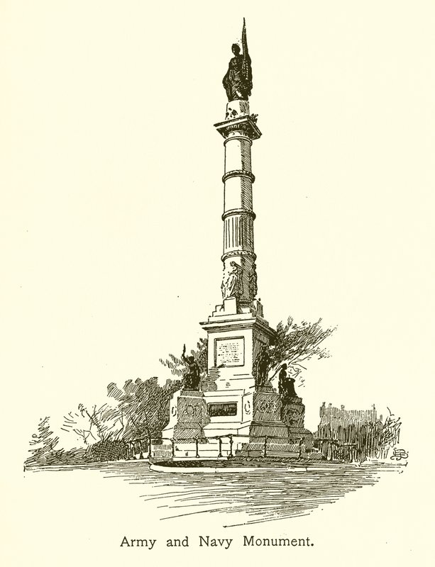 Army and Navy Monument, Boston Common av American School