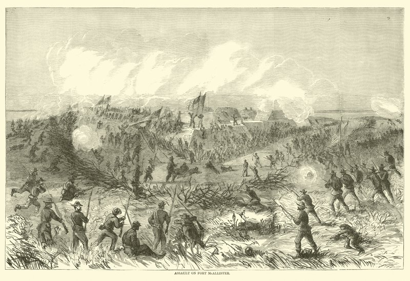 Angrep på Fort McAllister, desember 1864 av American School