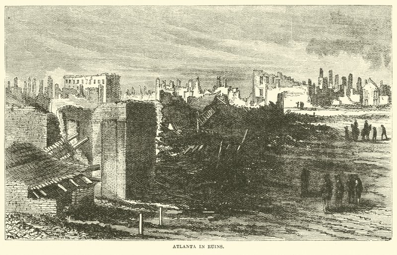 Atlanta i ruiner, november 1864 av American School