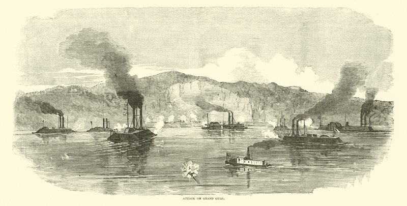 Angrep på Grand Gulf, april 1863 av American School