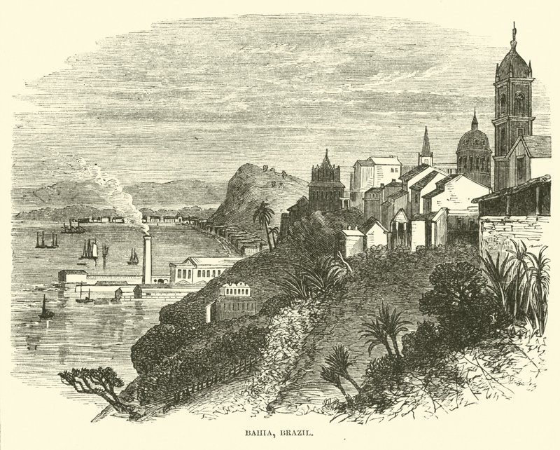 Bahia, Brasil, juli 1862 av American School