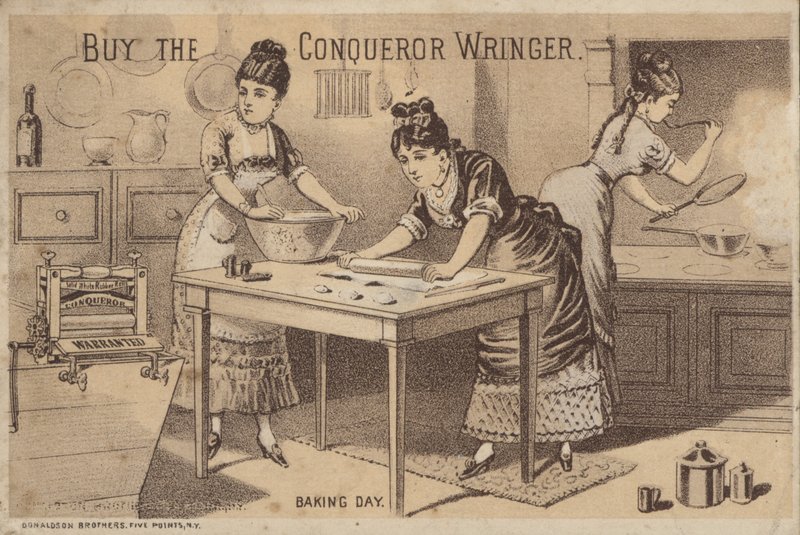 Bakedag (litho) av American School