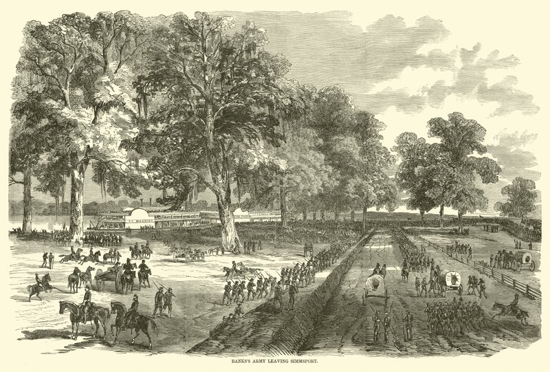 Banks hær forlater Simmsport, mai 1863 av American School