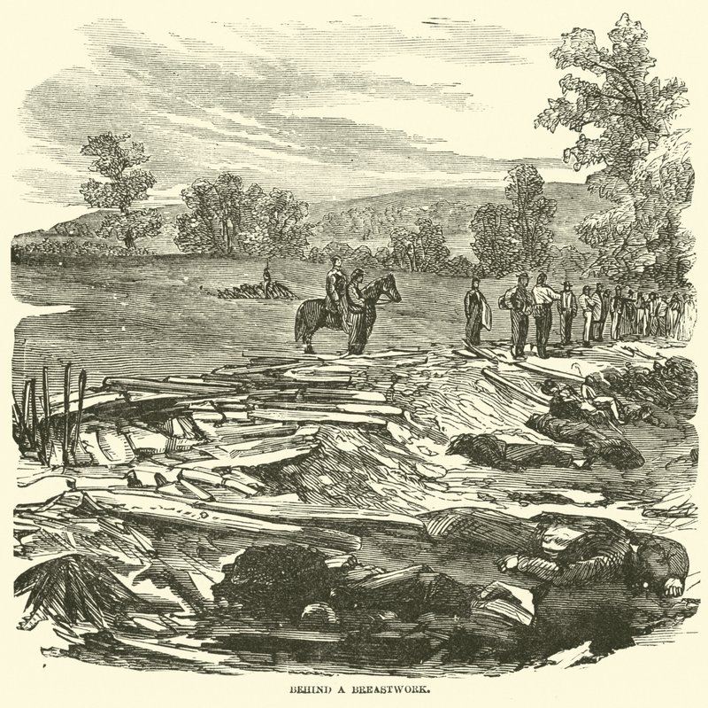 Bak et brystverk, september 1862 av American School