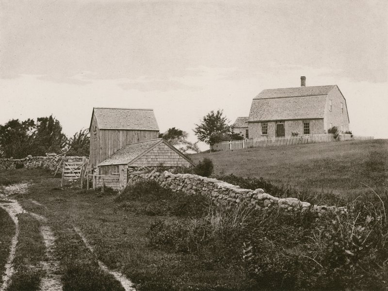 Fødested til Commodore O. H. Perry, South Kingston (fotogravyr) av American School