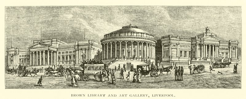 Brown Library and Art Gallery, Liverpool av American School