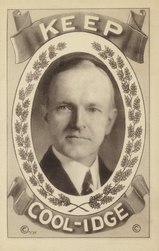 Calvin Coolidge (lito) av American School