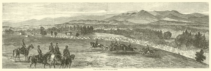 Leir ved foten av Blue Ridge, oktober 1863 av American School