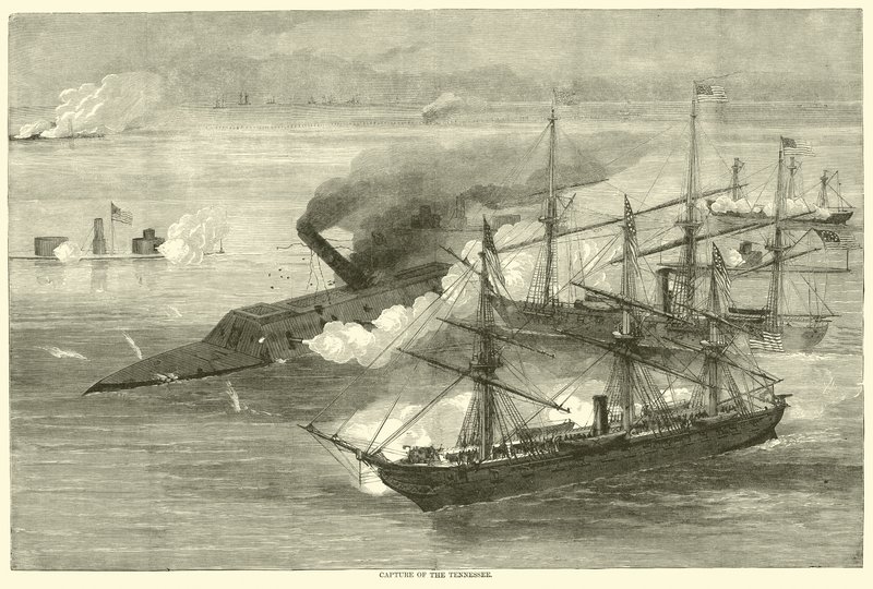 Capture of the Tennessee, august 1864 av American School
