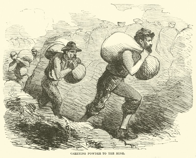 Bære pulver til gruven, juli 1864 av American School