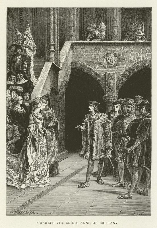Charles VIII møter Anne av Bretagne av American School
