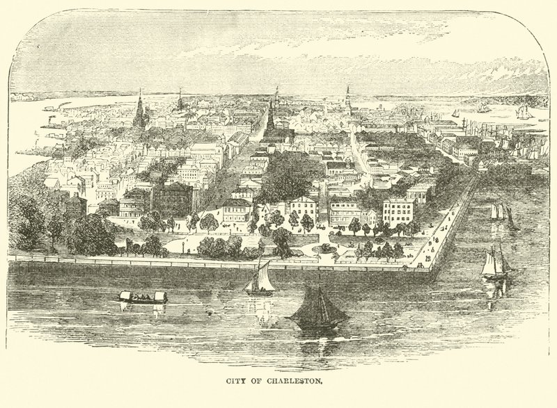 Byen Charleston, mai 1862 av American School