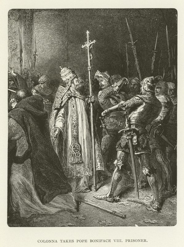 Colonna tar pave Boniface VIII til fange av American School